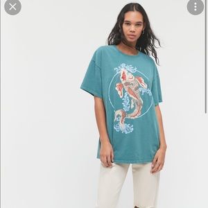 Urban Outfitters Koi-Fish T-Shirt Dress